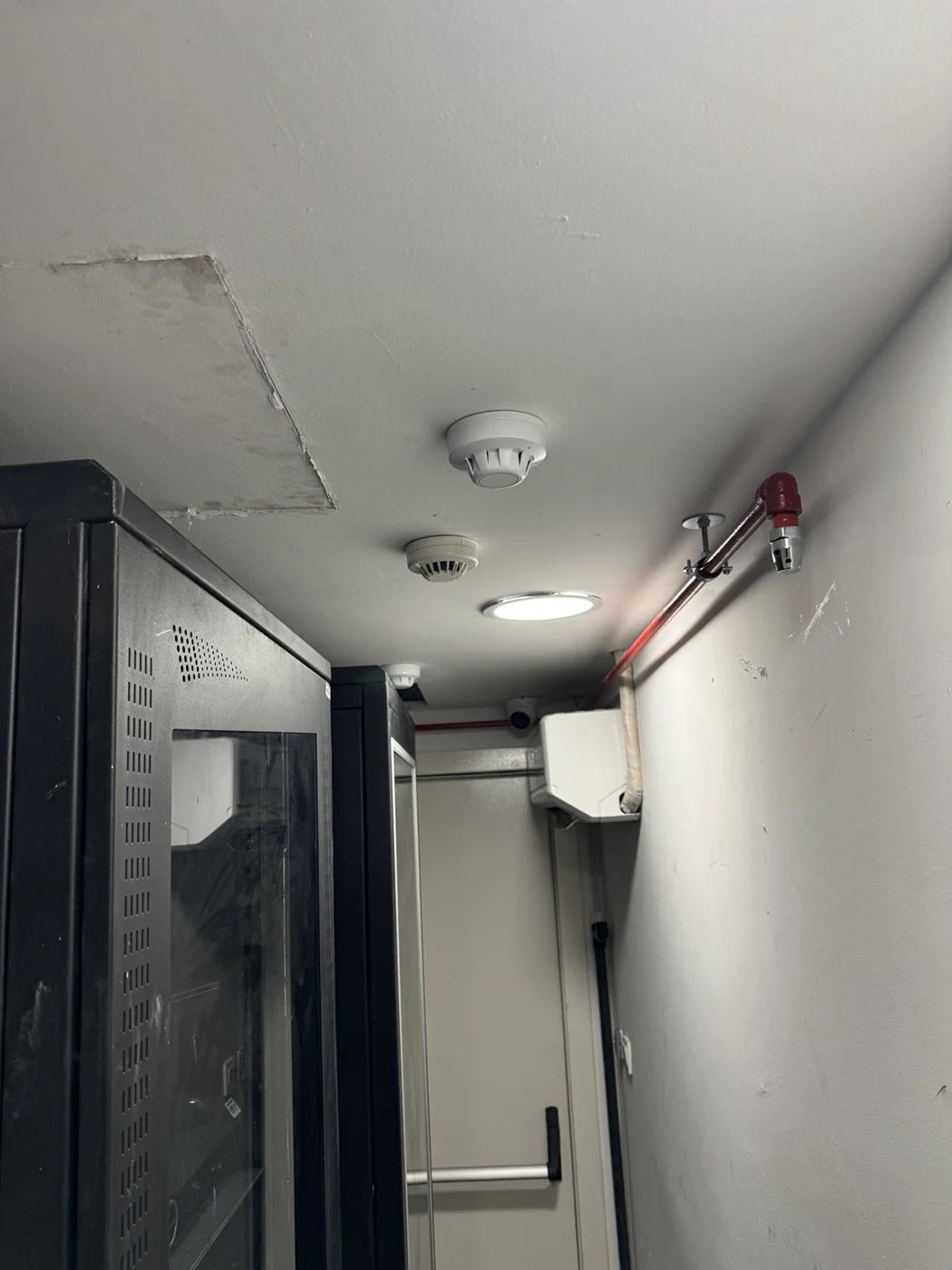 Fire detection system installation — BAL ELEKTRİK uygulama görseli